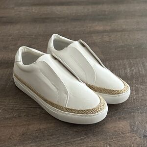 Steve Madden Cream Slip-On Sneakers